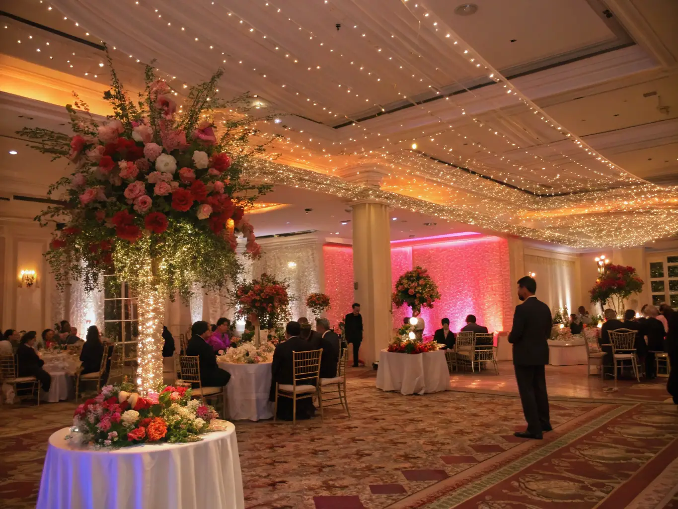 A sophisticated gala event with elegant decorations, showcasing Sire Concierge's event planning expertise.
